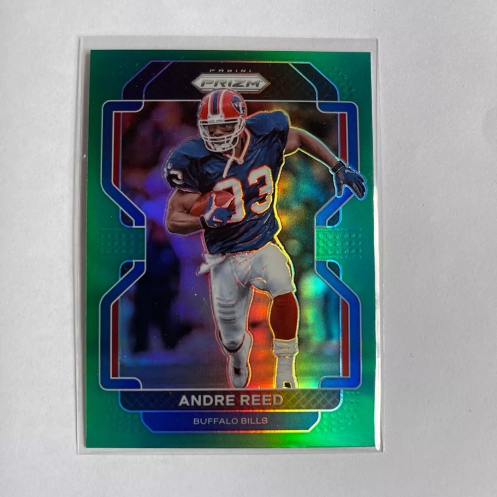 2021 Panini Prizm -Green Prizm #124 Andre Reed (Green Prizm) Buffalo Bills